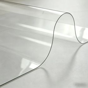 Clear Table & Floor Protector- Waterproof Heavy Duty PVC Cover For Tables (Option: 1.5mm-36inches-71inches)